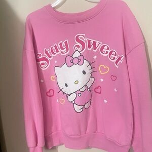 Hello Kitty Hybrid Cotton Blend Pink Top